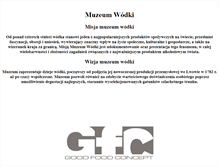 Tablet Screenshot of muzeumwodki.com